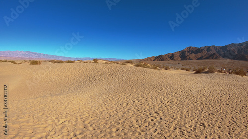 The desert of Death Valley - Mesquite Sand Dunes - USA 2017