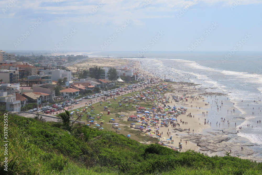 aerial view of the city