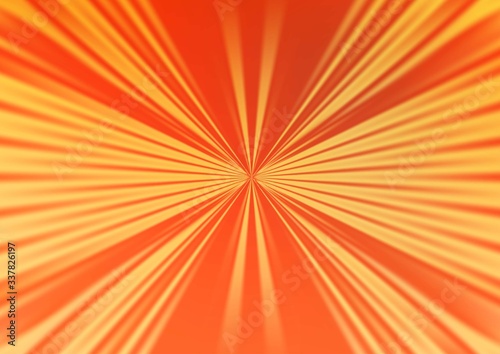 Light Orange vector layout with flat lines. Decorative shining illustration with lines on abstract template. Best design for your ad  poster  banner.
