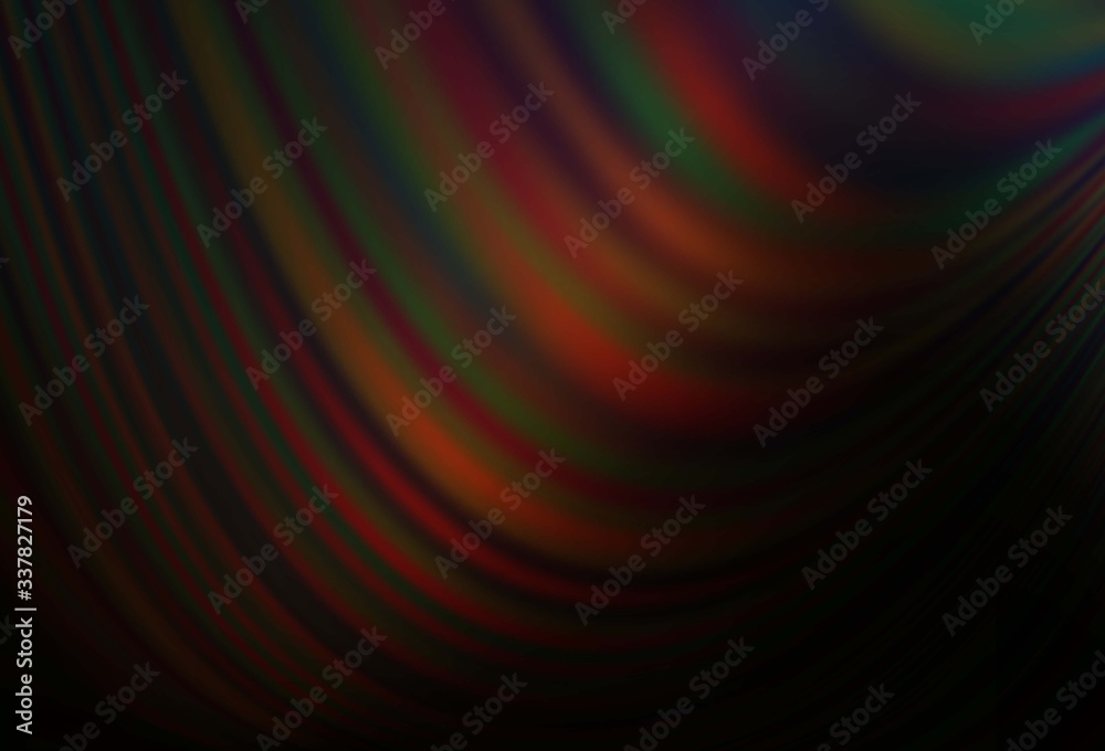 Dark Orange vector template with lava shapes. Dark Orange vector template with lava shapes.