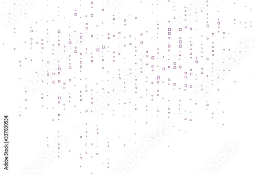 Light Pink vector background with rectangles.