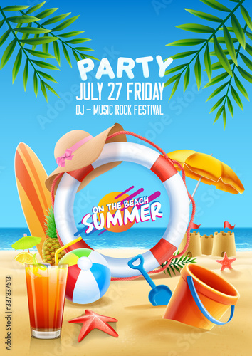 summer beach background