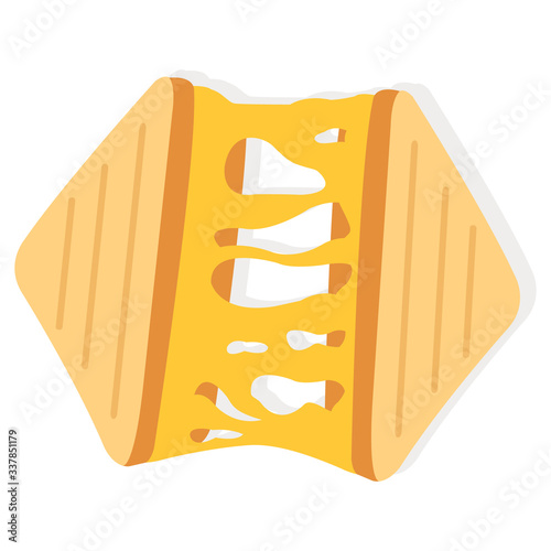 Grilled Cheese Sandwich Illustration
