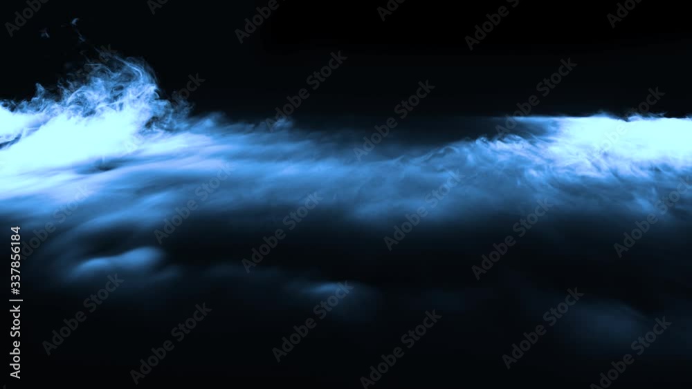 Smoke, Vapor, Fog, Cloud - realistic smoke cloud best for using in composition, 4k, screen mode for blending, ice smoke cloud, fire smoke, ascending vapor steam over black background - floating fog.