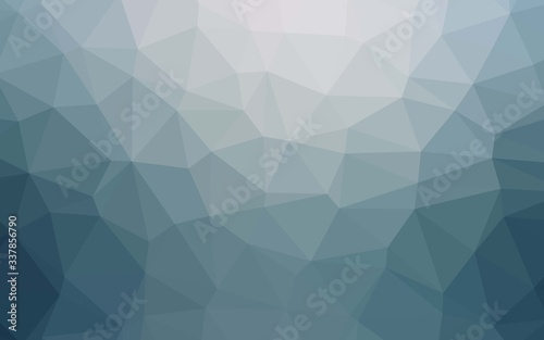 Fototapeta Naklejka Na Ścianę i Meble -  Light BLUE vector abstract polygonal layout. Shining colored illustration in a Brand new style. Textured pattern for background.