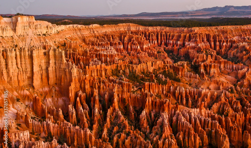 Bryce Ampitheater at Sunrise From Bryce Point,Bryce Canyon National Park,Utah, USA