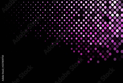 Dark Pink vector layout with circle shapes.