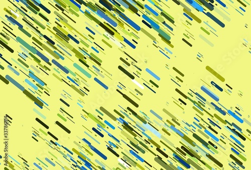 Light Blue, Yellow vector pattern with narrow lines.