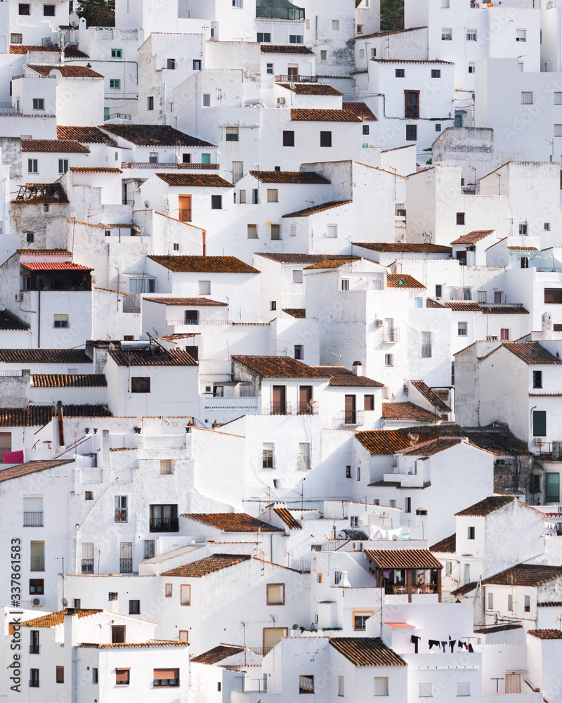 White houses in a Spanish village