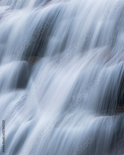 Close up of a waterfall