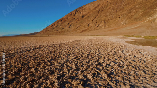 Beautiful scenery at Death Valley National Park California - Badwater salt lake - USA 2017