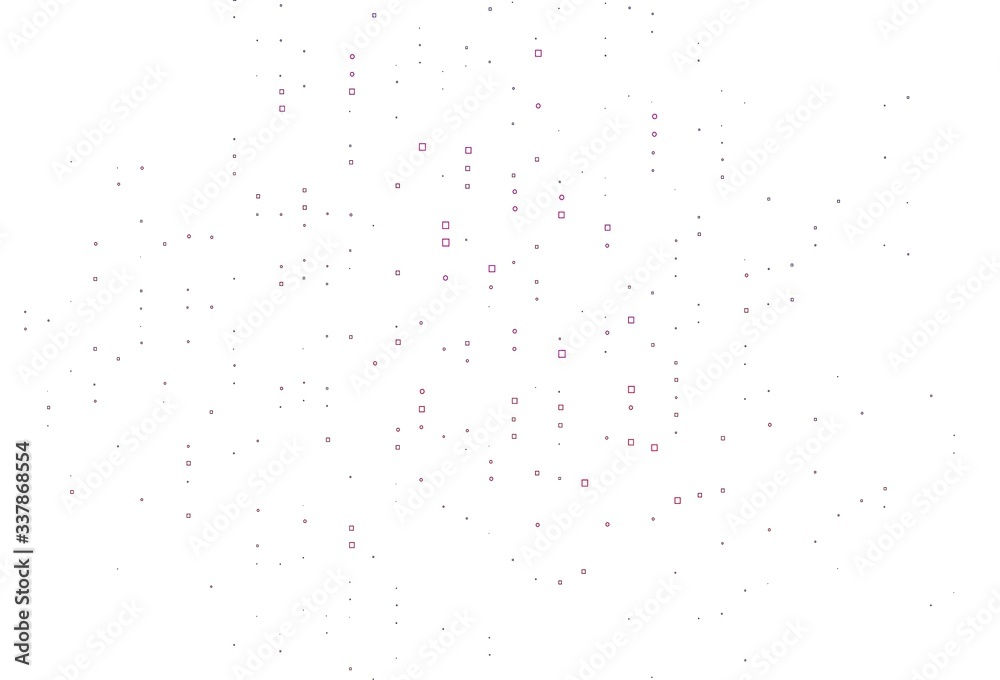 Light Pink vector layout with rectangles, squares.