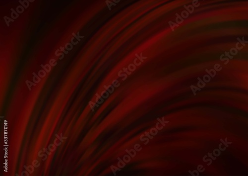 Dark Red vector background with liquid shapes. A sample with blurred bubble shapes. A completely new template for your business design.