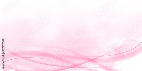 桜　和紙　水彩　背景