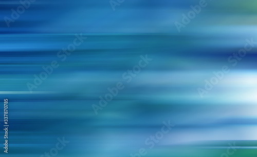 Abstract cold blue background with motion blur. Blurred background texture.