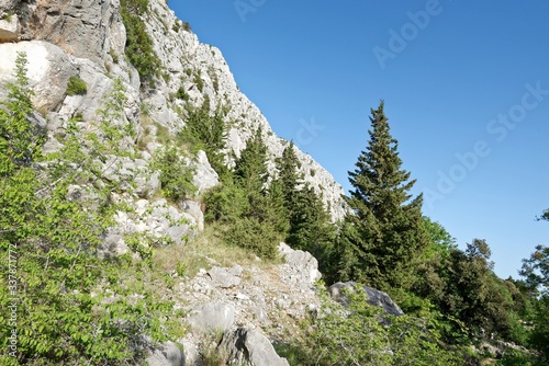 Kroatien - Omiš - Gebirgsmassiv Omiška Dinara photo