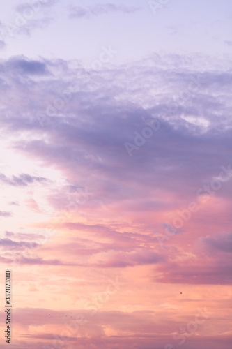 Fototapeta Naklejka Na Ścianę i Meble -  Clouds during sunset