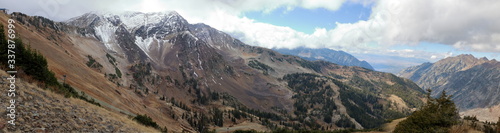 Panorama of the Wasatch Mountain Range, Salt Lake City, Utah © Salil