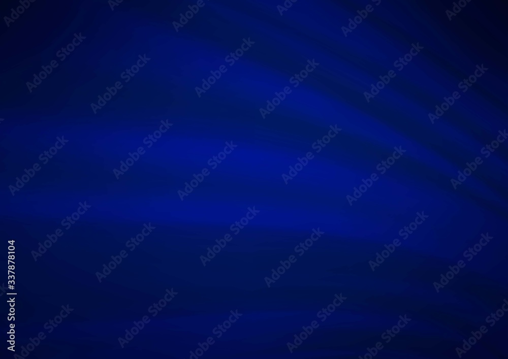 Dark BLUE vector blurred shine abstract background. Creative illustration in halftone style with gradient. The blurred design can be used for your web site.
