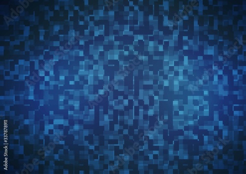 Light BLUE vector background with rectangles.