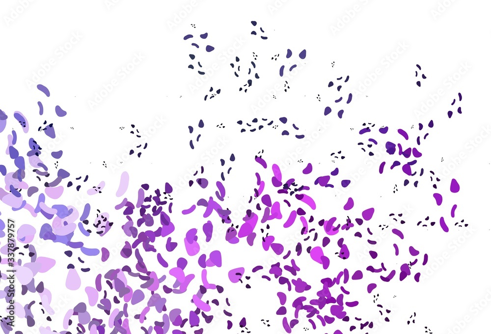Light Pink, Blue vector texture with random forms. Light Pink, Blue vector texture with random forms.