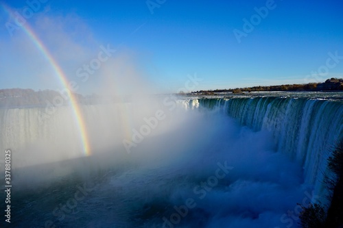 Rainbow and Waterfall