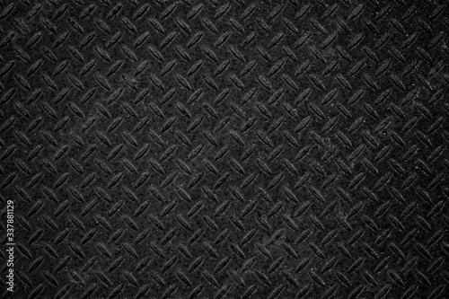 Wallpaper Mural Black metal plate floor texure and background.. Torontodigital.ca