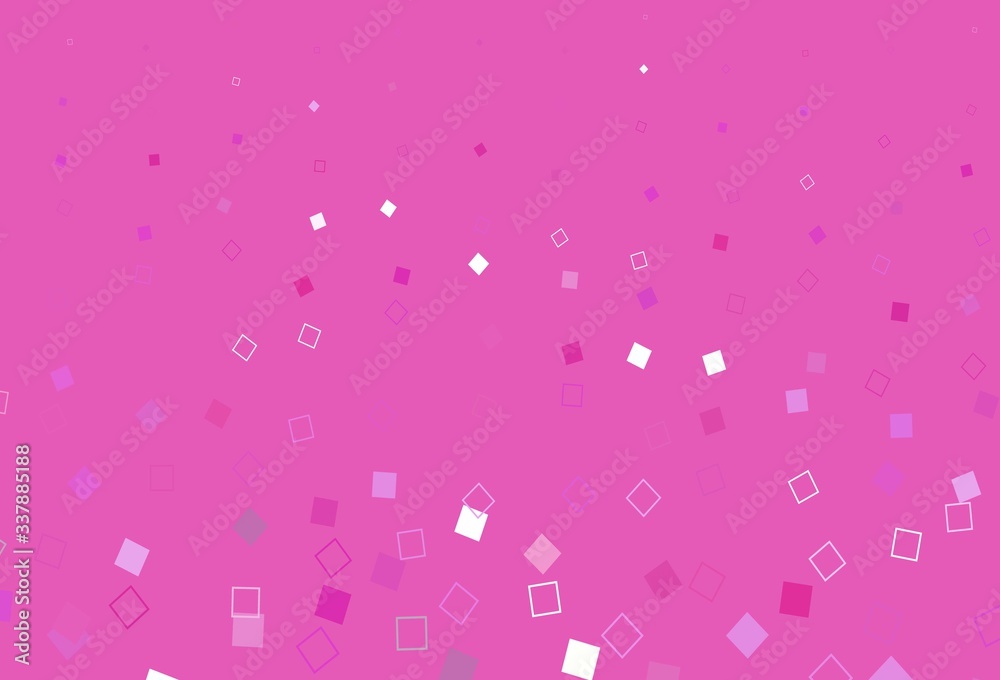 Light Pink vector backdrop with lines, rectangles. Light Pink vector backdrop with lines, rectangles.