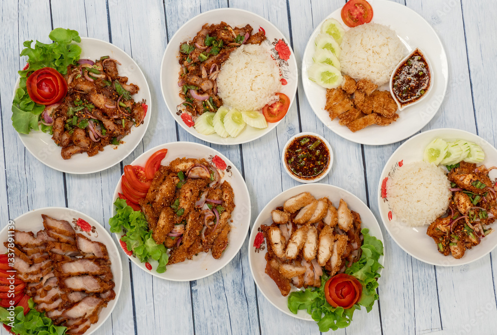 Thai Food Mixed Sets 8 Thai Food Mixed Sets 8