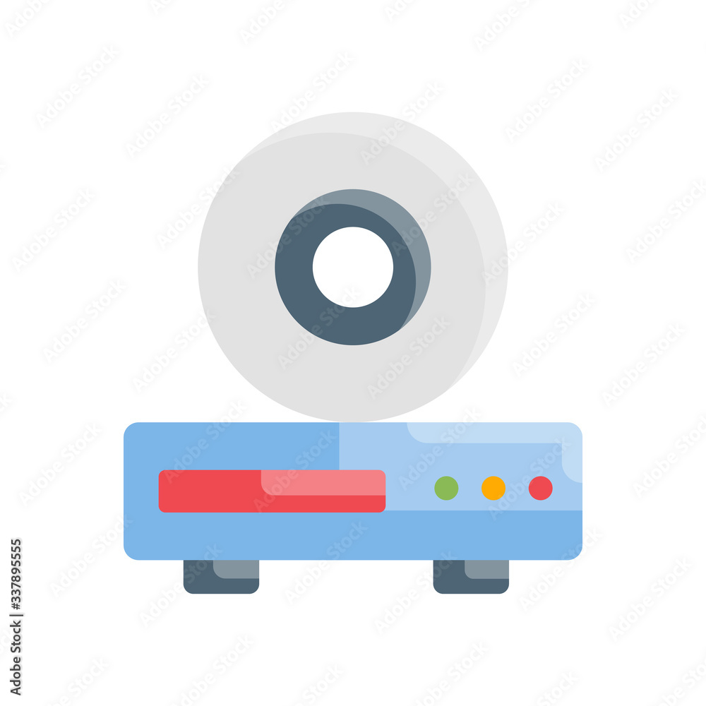 CD Player Vector Icon CD Player Vector Icon