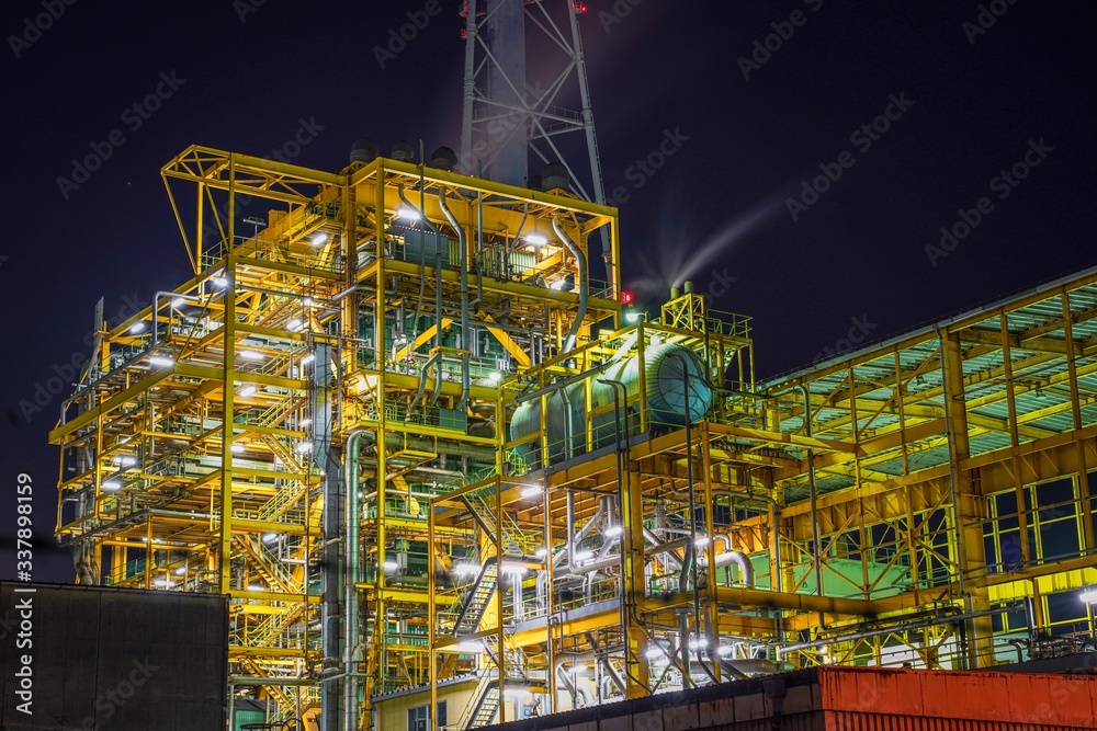 堺の工場夜景 堺の工場夜景