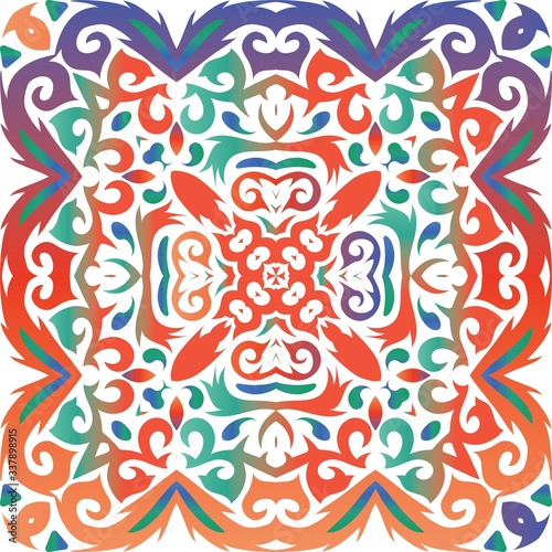 Traditional ornate mexican talavera.