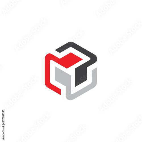 Abstract technology logo template vector icon