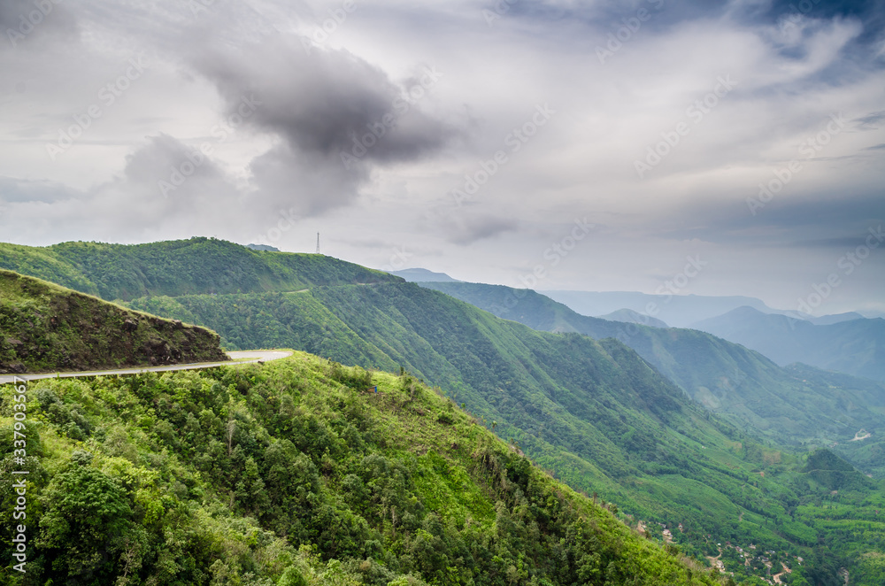 Valleys of Arunachal Pradesh before entering into Tawang