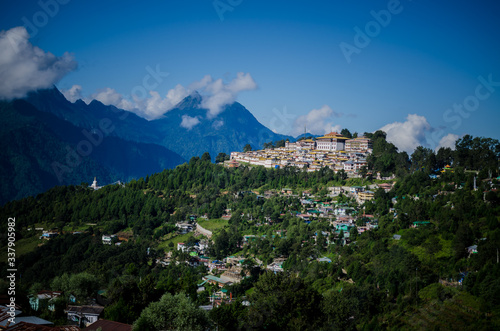 Valleys of Tawang seen from the Tawang Buddhist Monastery