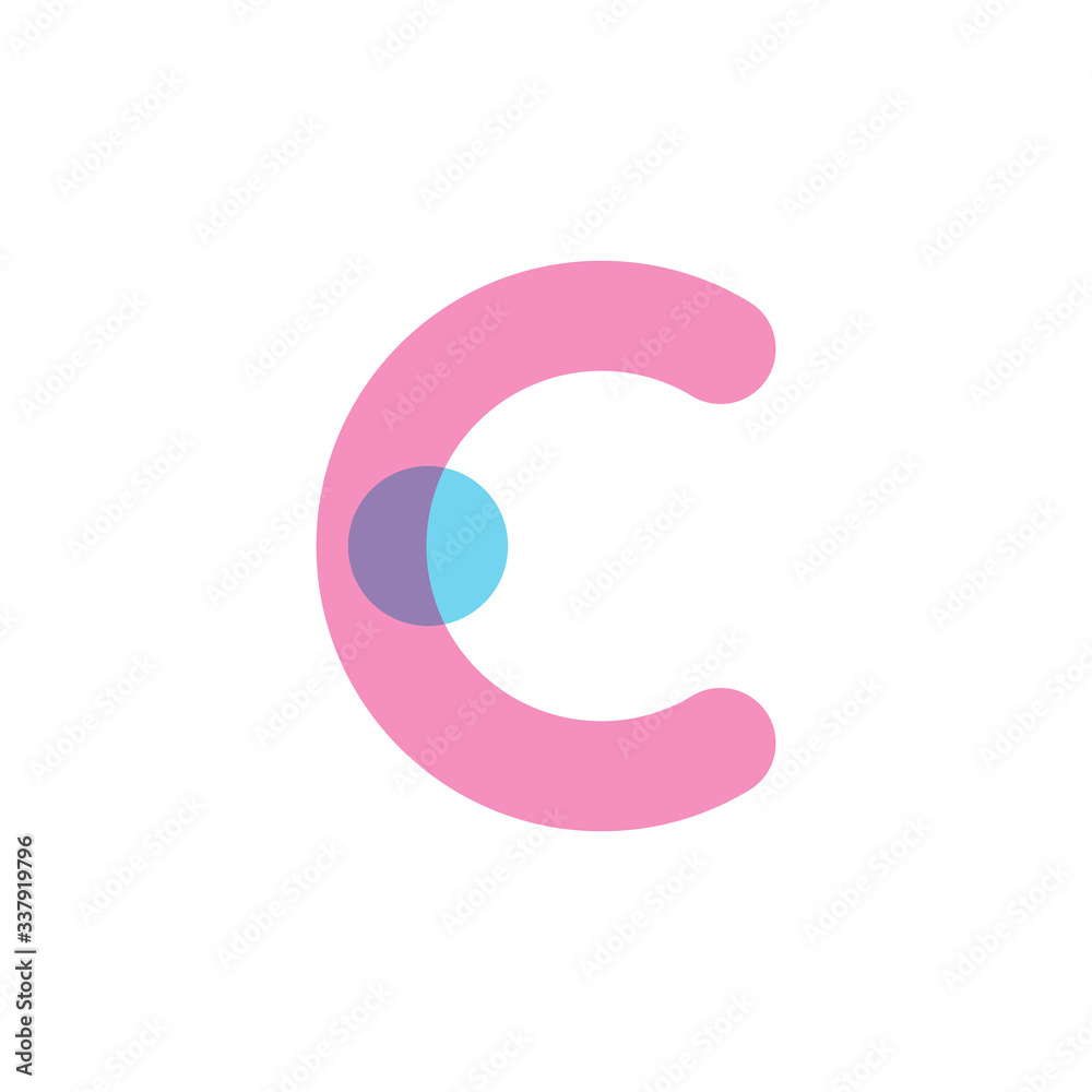Initial letter C Letter Logo Template vector icon illustration Initial letter C Letter Logo Template vector icon illustration