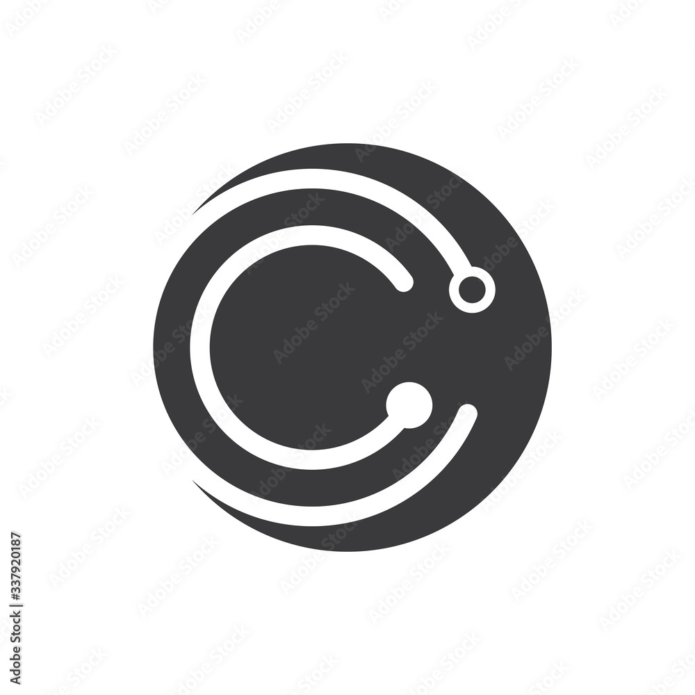 Initial letter C Letter Logo Template vector icon illustration Initial letter C Letter Logo Template vector icon illustration