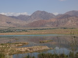 Toktogul reservoir in Kyrgyzstan.