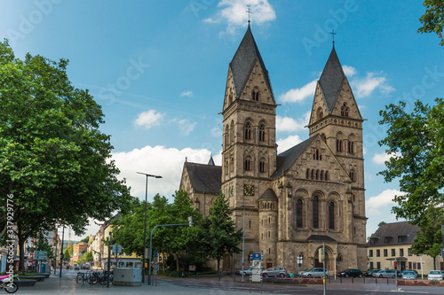 June 2015 - Koblenz, Germany - Basilica of St. Castor, Koblenz. UNESCO World Heritage.