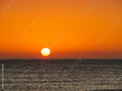 Sunrise over sea