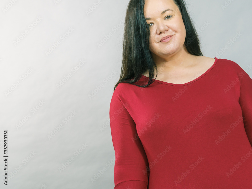 Plus size woman portrait Plus size woman portrait