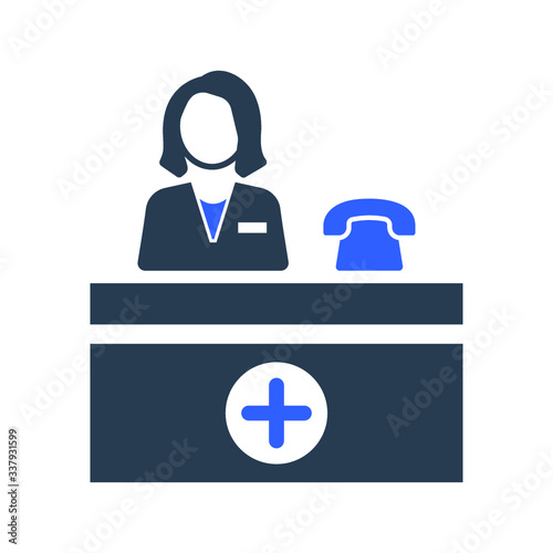Medical Receptionist Icon