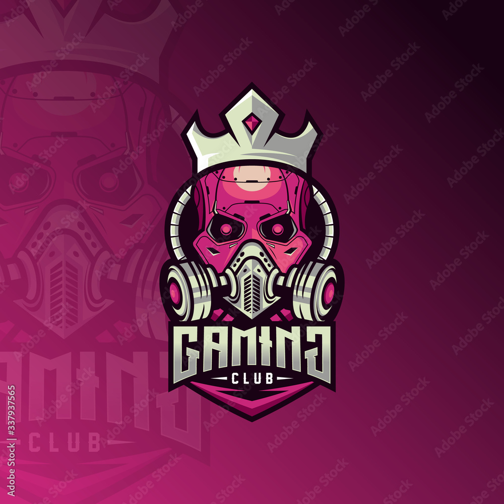 Premium Vector  Robot gamer mascot esport logo