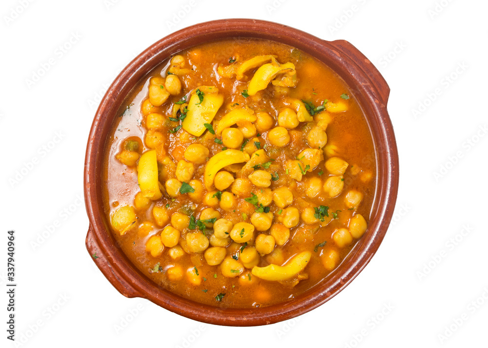 Garbanzos con sepia Garbanzos con sepia