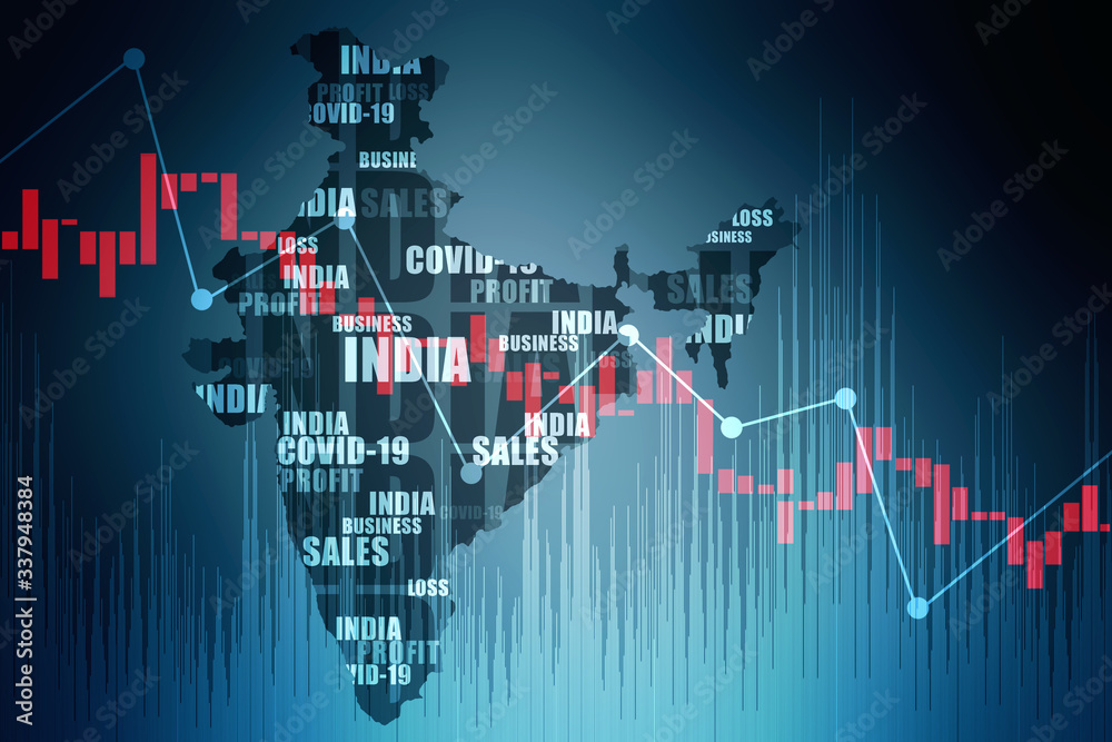 Fototapeta premium 3d rendering Stock market online business concept. business Graph 