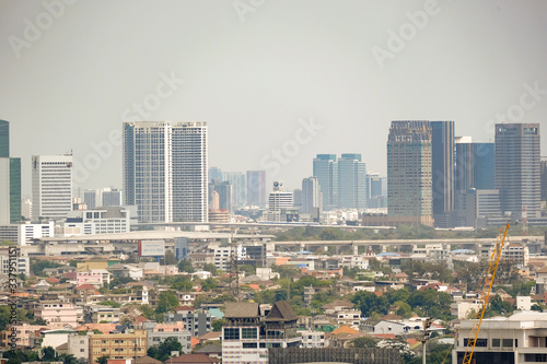 Bangkok  Thailand - MARCH 16  2019   Bangkok cityscape view Bangkok Thailand  most popular city in south asia.