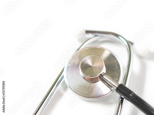 stethoscope isolate on white background