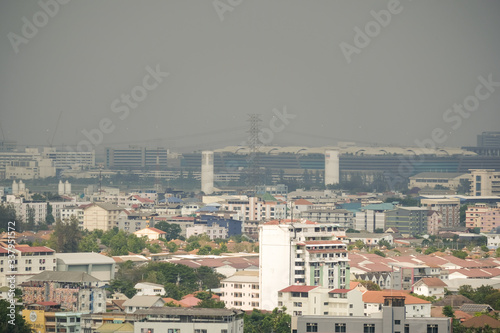 Bangkok, Thailand - MARCH 16, 2019 : Bangkok cityscape view Bangkok Thailand, most popular city in south asia.