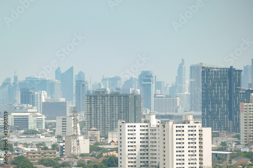Bangkok, Thailand - MARCH 16, 2019 : Bangkok cityscape view Bangkok Thailand, most popular city in south asia. © panyawatt