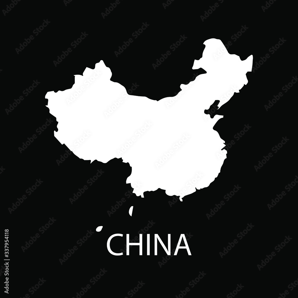 China map designs vector illustration